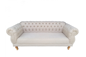 Sofa Chesterfield linho